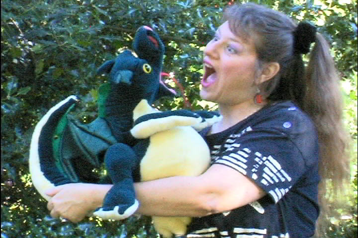 <i>photo mad with draco the dragon</i>